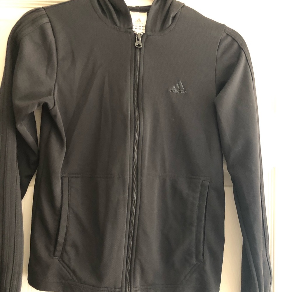 Adidas Track Suit Jacket with Hoodie.